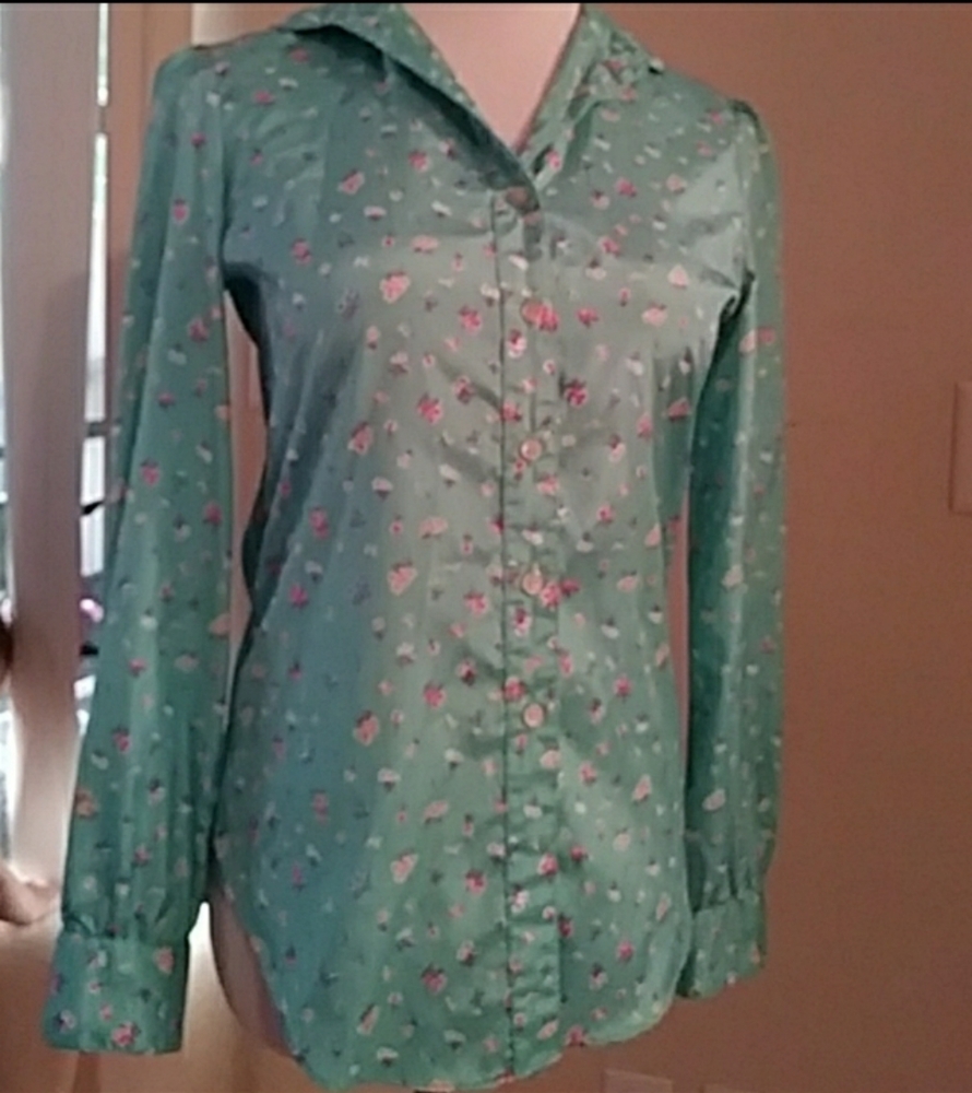 *💐Vintage floral button up - Picture 7 of 7